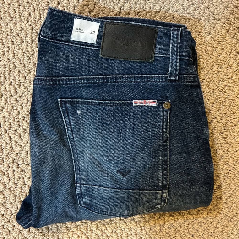 Hudson Blake Slim Straight Jeans - Picture 3 of 4
